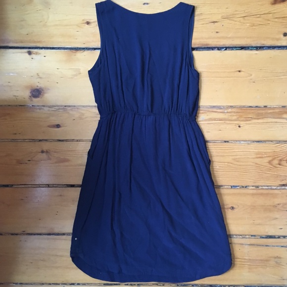 Anthro Edme & Esylte navy drawstring Freya dressXS - Picture 8 of 8